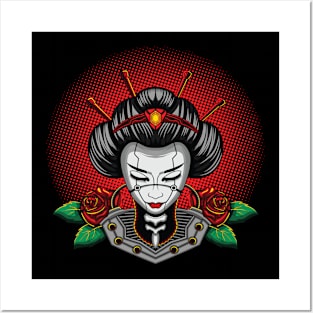 Geisha Posters and Art